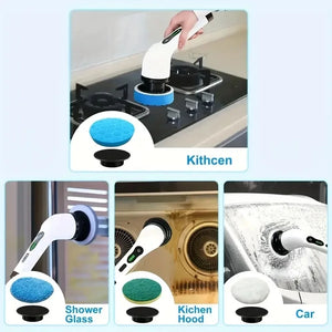 ערכת 9 ראשי מברשת סקרבלי להחלפה